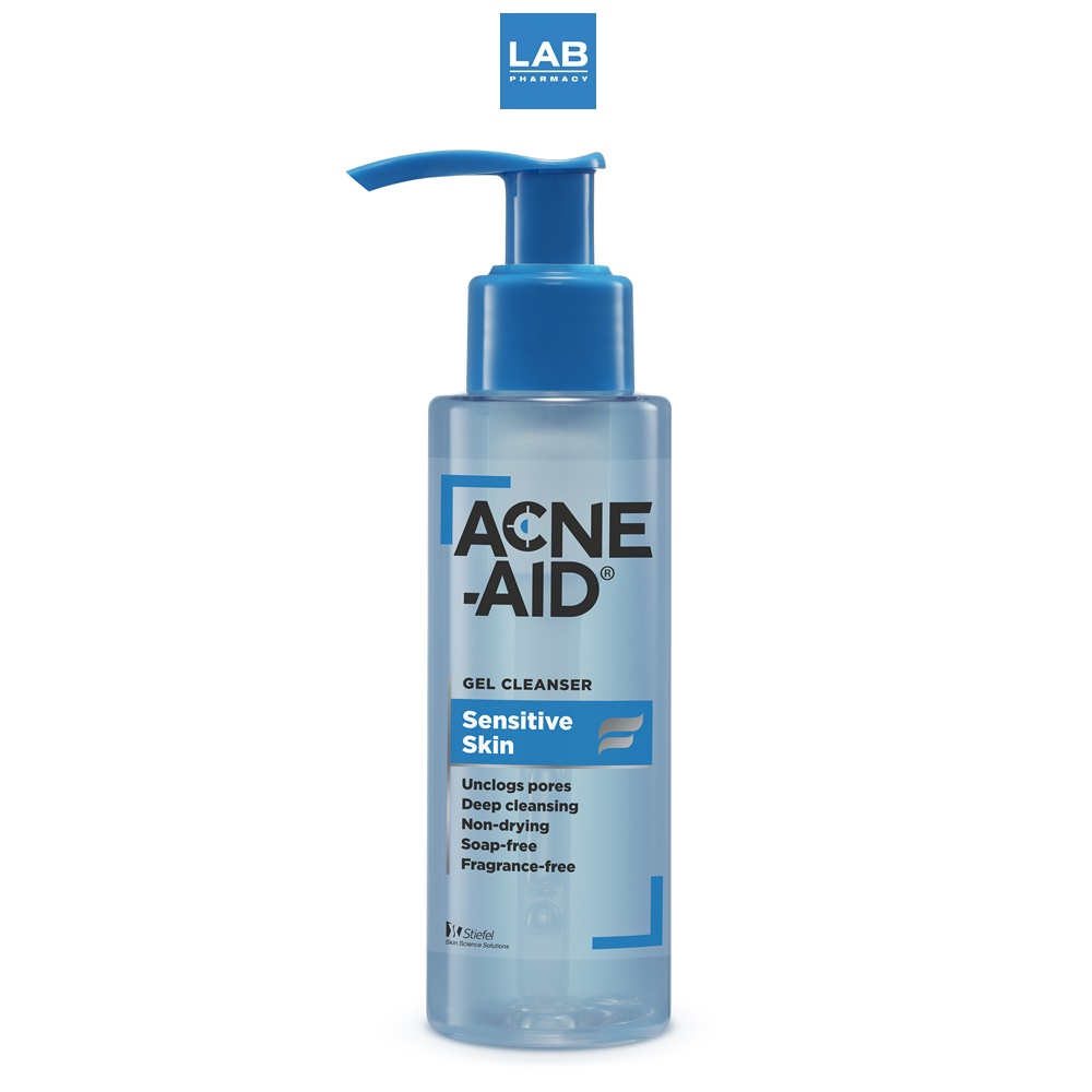 AcneAid Gel Cleanser Sensitive Skin 100 ml. แอคเน่เอด ผลิตภัณฑ์ทําความสะอาดผิวหน้า เนื้อเจล